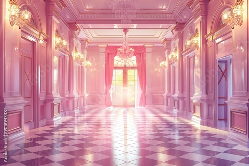 Elegant Ballroom Elegance Concept photo