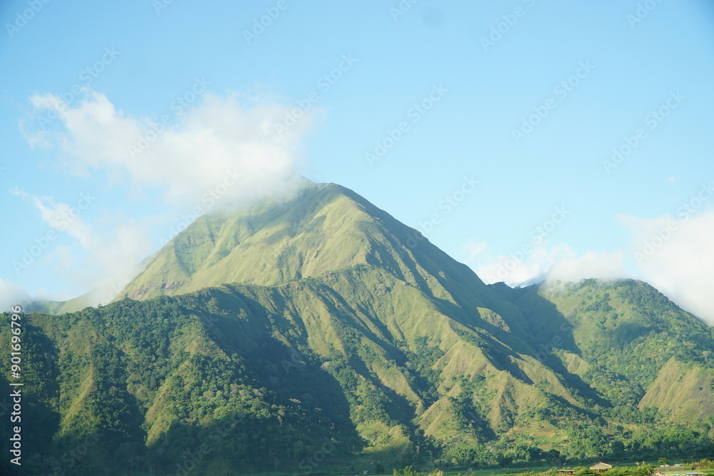 hill landscape with clouds hill landscape with clouds