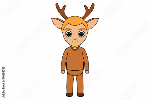 Antelope, Gazelle, and More Wildlife Illustrations Vector, Linocut, Kawaii, Cartoon, Clipart, Line Art Designs.