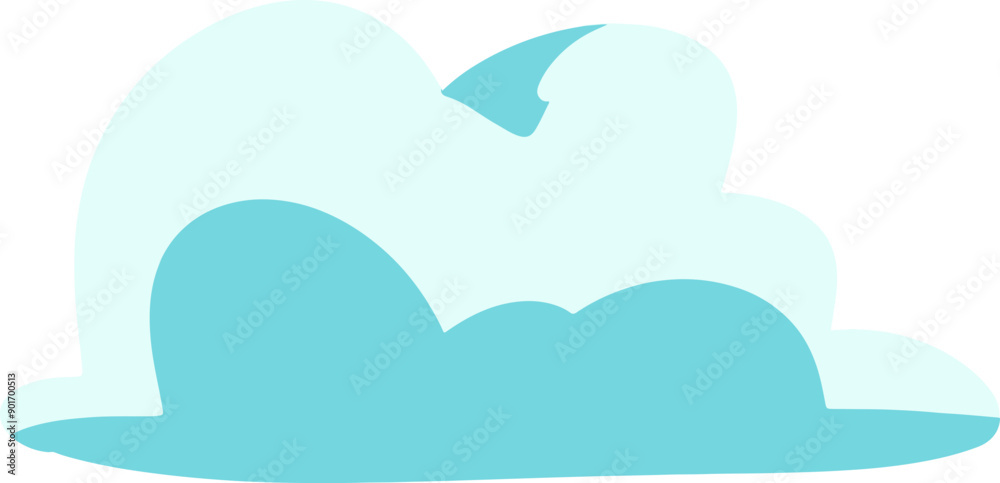 Hand drawn doodle vector illustration of Clouds Hand drawn doodle vector illustration of Clouds