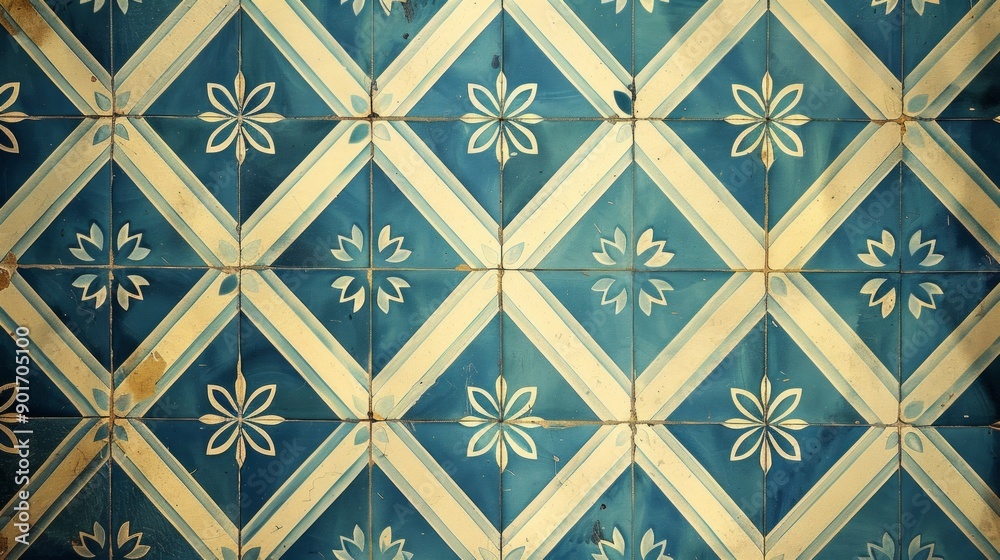 Simple geometric tiles pattern
Simple geometric tiles pattern
