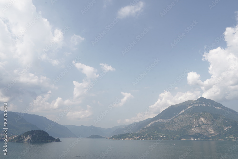 View of Lake Como from Varenna area. Varenna, Lake Como, Italy
View of Lake Como from Varenna area. Varenna, Lake Como, Italy
