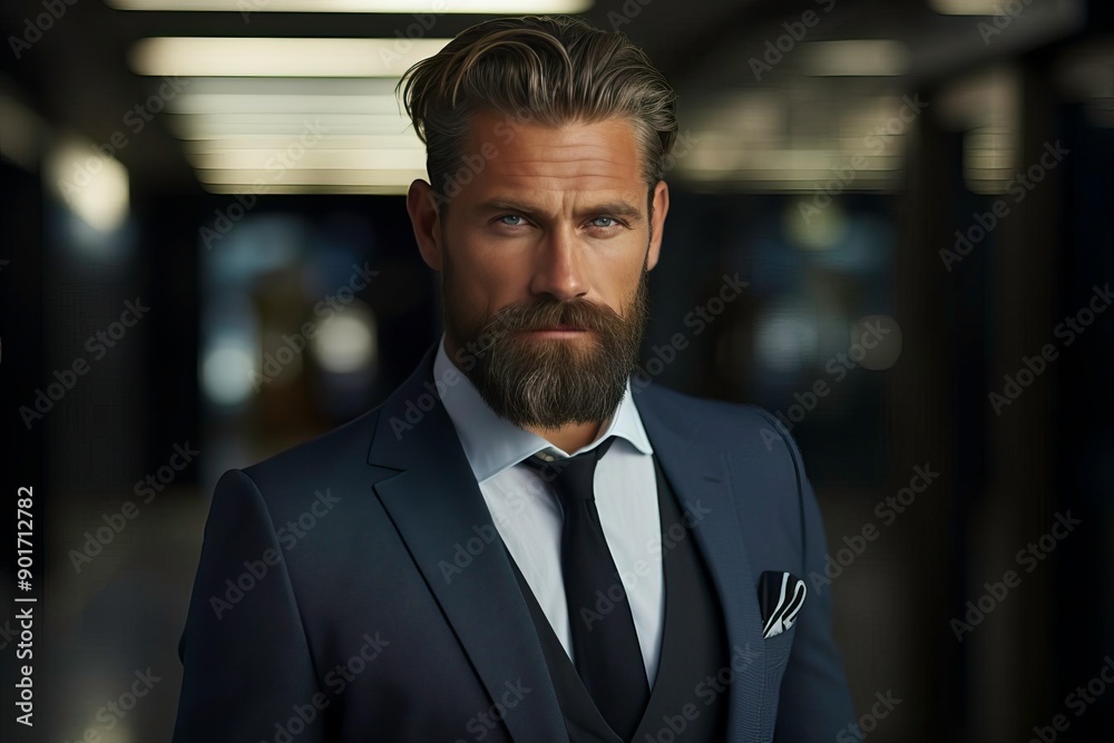 A sophisticated man in a tailored suit, exuding confidence and style in a modern setting, perfect for business and fashion visuals. A sophisticated man in a tailored suit, exuding confidence and style in a modern setting, perfect for business and fashion visuals.
