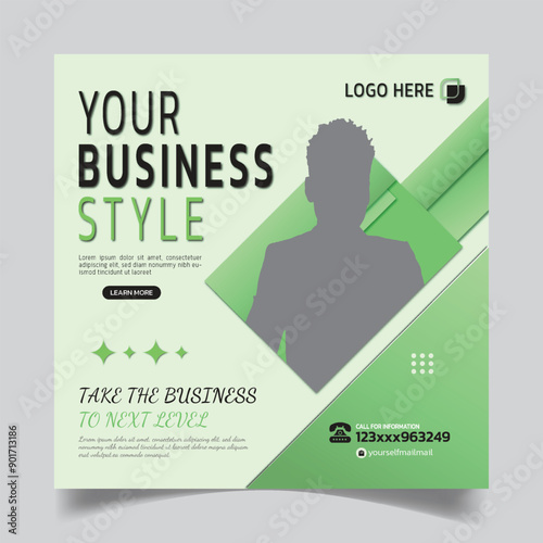 Remarkable Trending  Business Social Media Post Design Layout