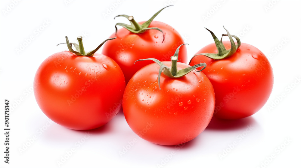 fresh tomato isolated on white background. clipping path. fresh tomato isolated on white background. clipping path.