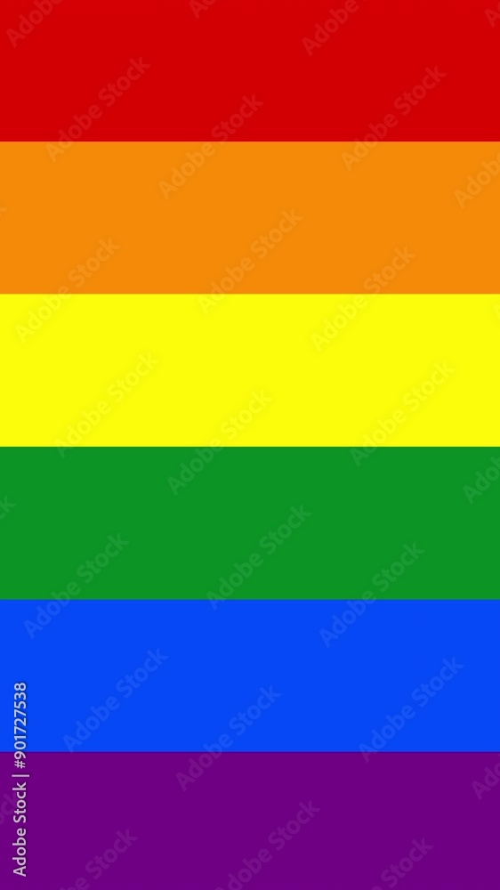 Pride Flag LGBTQ Rainbow Ball Vertical Animation Pride Flag LGBTQ Rainbow Ball Vertical Animation