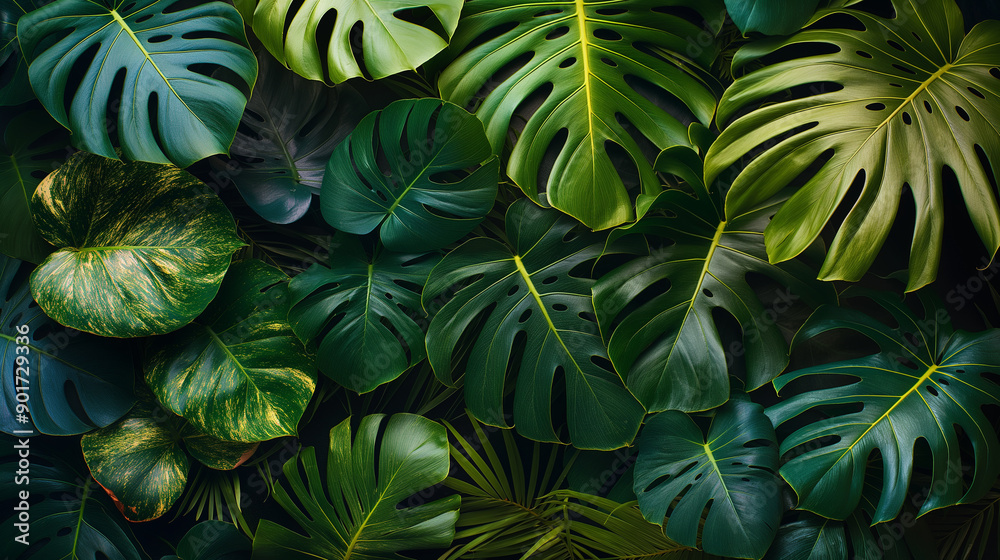 A lush green forest with many trees and plants A lush green forest with many trees and plants