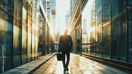Businessman in Professional Environment: Corporate Leadership and Decision-Making