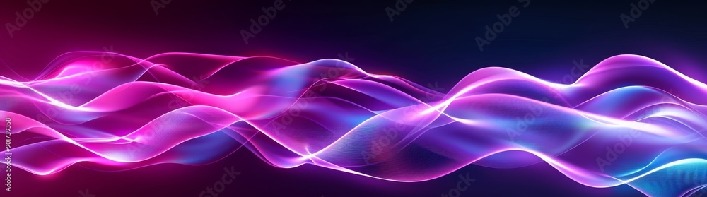 The image consists of a dynamic background made up of blue and purple colors, a futuristic neon swirl formation, and light effects. The image consists of a dynamic background made up of blue and purple colors, a futuristic neon swirl formation, and light effects.