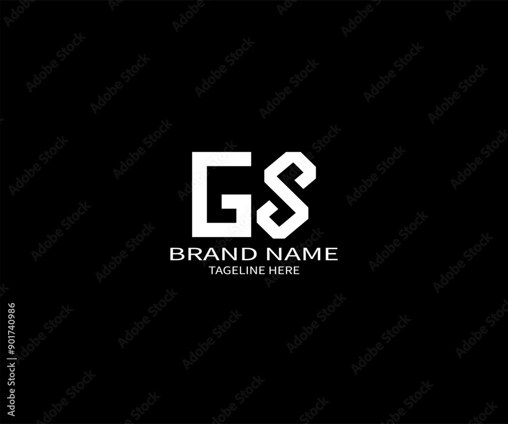 GS Letter Logo Design. Unique Attractive Creative Modern Initial GS Initial Based Letter Icon Logo GS Letter Logo Design. Unique Attractive Creative Modern Initial GS Initial Based Letter Icon Logo