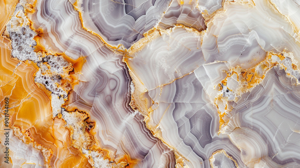 Close-up of a marble surface with natural, abstract veining Close-up of a marble surface with natural, abstract veining