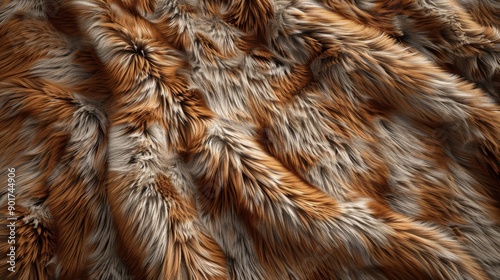 Detailed 3D texture of rabbit fur with rich colors animal themed sleek and detailed