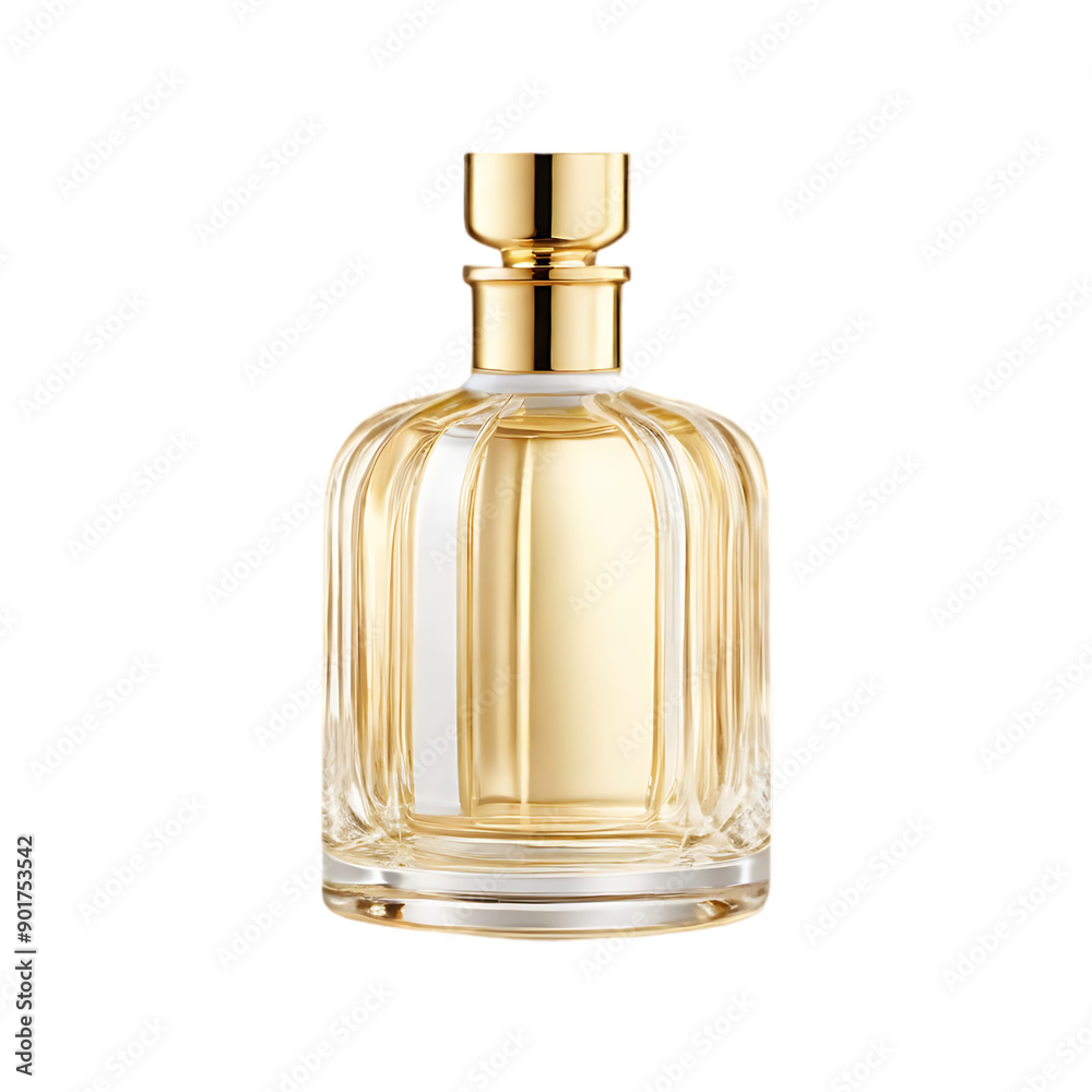 Luxury Perfume Bottle isolated on a transparent background by AI generative