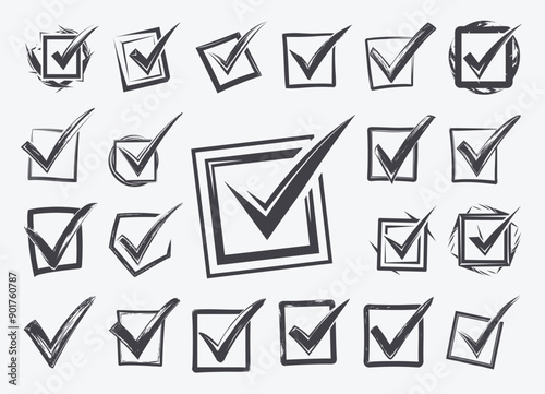 Check mark set, right ok agree correct