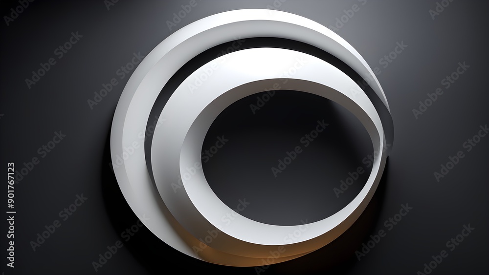 A white oval with a black background A white oval with a black background