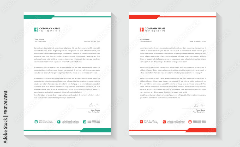 Modern Creative, Clean business style letterhead bundle of your corporate project design. Set to print. modern business letterhead in abstract design. Elegant template design in minimalist. Print A4 Modern Creative, Clean business style letterhead bundle of your corporate project design. Set to print. modern business letterhead in abstract design. Elegant template design in minimalist. Print A4