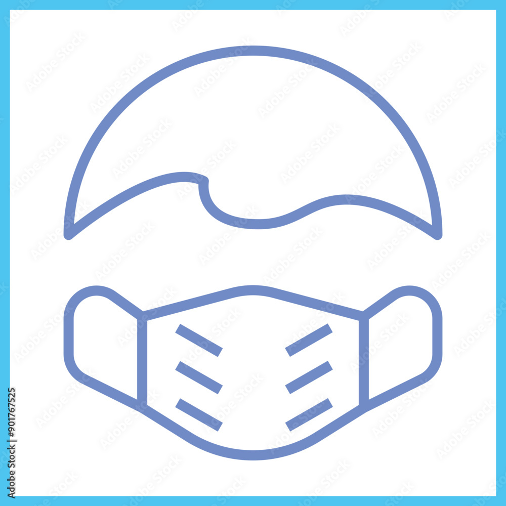 Surgical Mask icon Design Surgical Mask icon Design