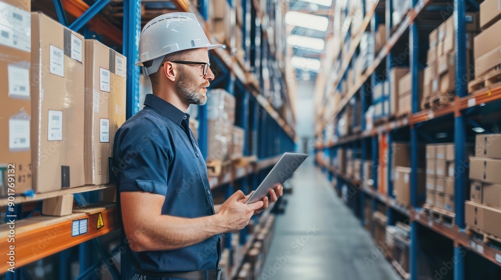 A supply chain manager coordinating with suppliers A supply chain manager coordinating with suppliers
