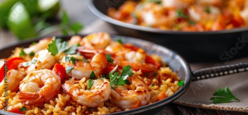 Seafood Paella in a Pan