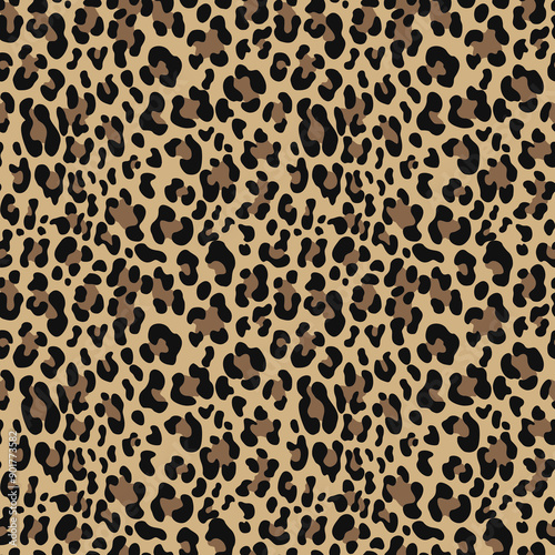 animal leopard vector pattern, trendy modern design
