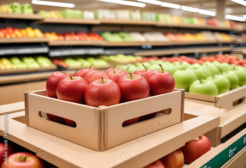 apple in the grocery