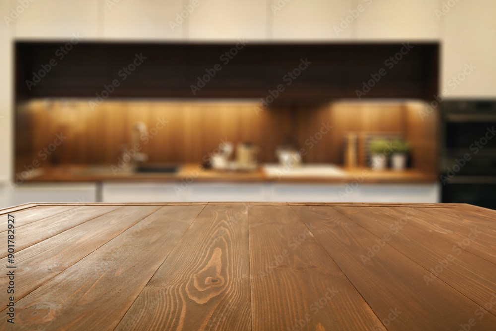 Kitchen interioir and dining room with table with empty copy space. Kitchen interioir and dining room with table with empty copy space.