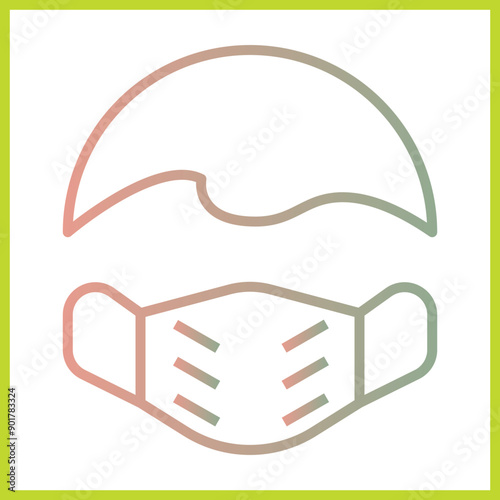 Surgical Mask icon Design