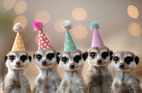 Three Meerkat Birthday Party