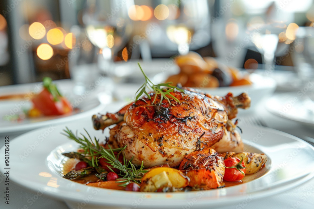 Rack of lamb at a wedding. Professional fine dining gourmet food photography Rack of lamb at a wedding. Professional fine dining gourmet food photography