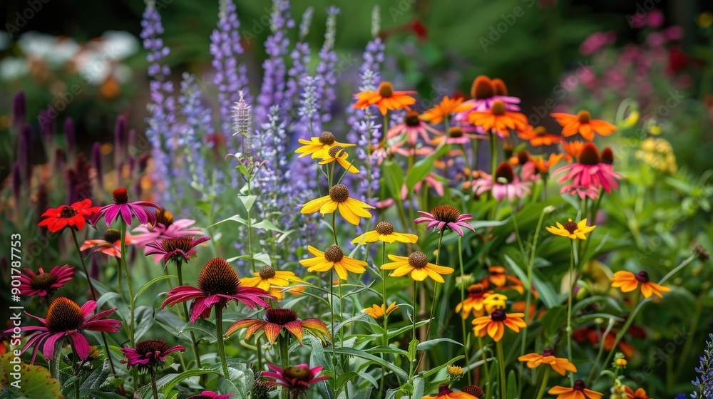 Obraz premium Expansive Flower Bed