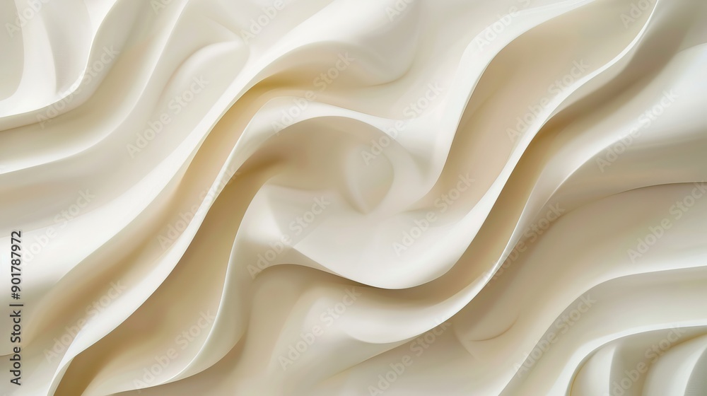 Abstract White Wavy Textures. Marble or stone mural background and wallpaper. AI generated image Abstract White Wavy Textures. Marble or stone mural background and wallpaper. AI generated image