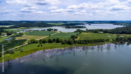 landscape with lake