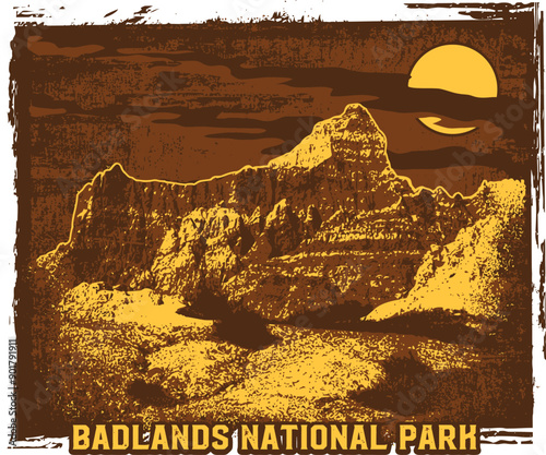 badlands vector road.eps
