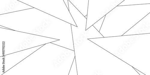 Abstract industrial Design random lines black on white background.Geometric seamless minimalist pattern with straight lines design.luxury black geometric random chaotic lines.squares and triangle line