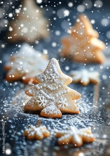 Sugar Cookie Christmas Trees