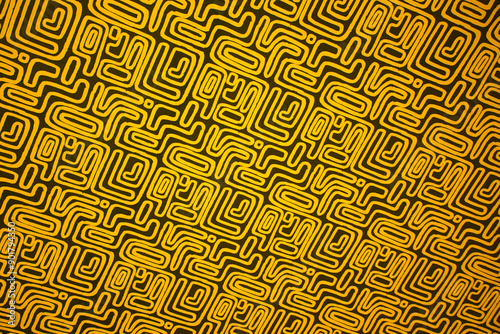 Yellow line pattern on a black background, Elegant abstract geometric pattern for various design, Abstract geometric pattern with stripes, White tribal pattern.