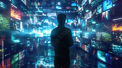 Wallpaper Mural Data analytics in media to enhance audience engagement and content personalization. content creator. Torontodigital.ca