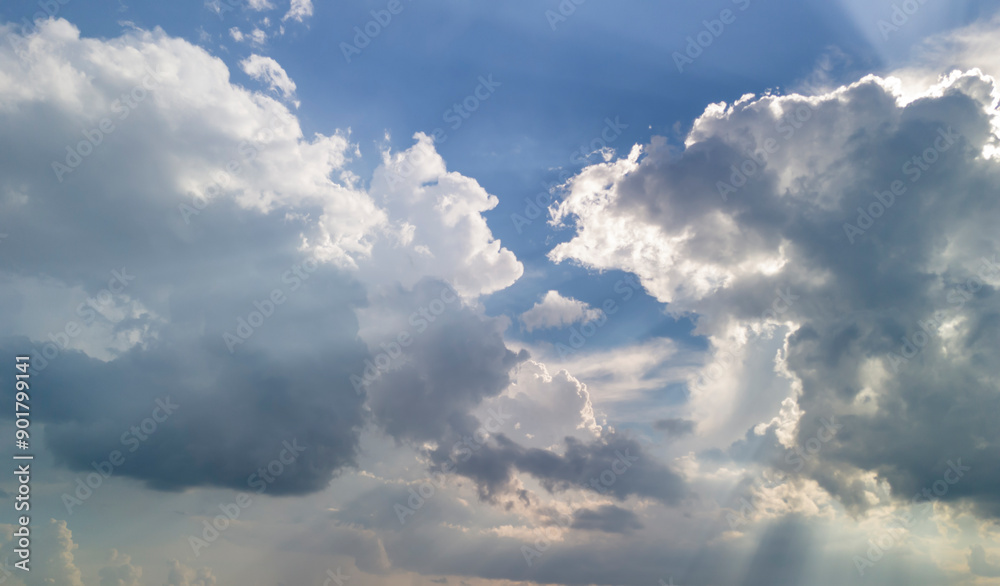 blue sky with white cloud background. Clear blue sky and white clouds blue sky with white cloud background. Clear blue sky and white clouds