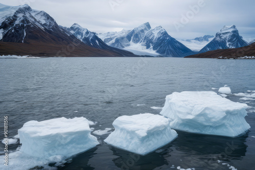 Wallpaper Mural Perito Moreno Glacier in Argentina with iceberg in polar regions Torontodigital.ca