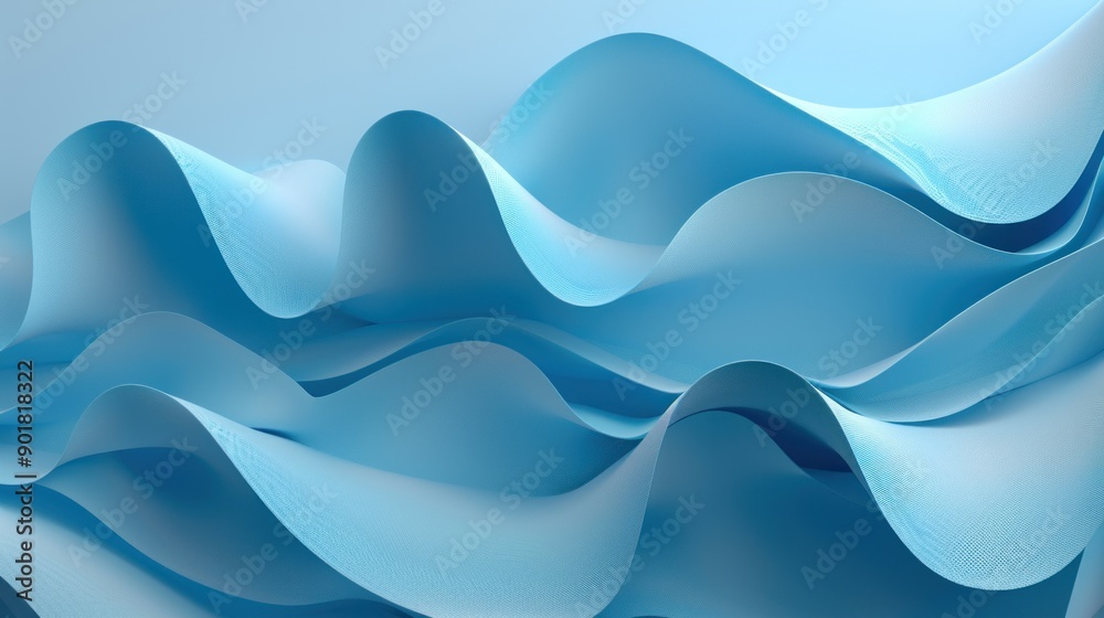 Abstract blue wavy background with textured surface. Abstract blue wavy background with textured surface.