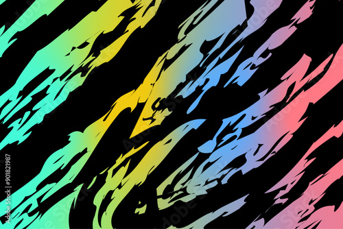 Rainbow Fragments in Darkness