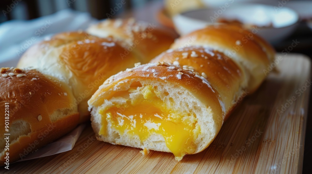 Egg filled Taiwanese bread roll Egg filled Taiwanese bread roll