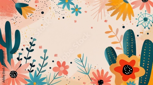 Colorful Floral Illustration