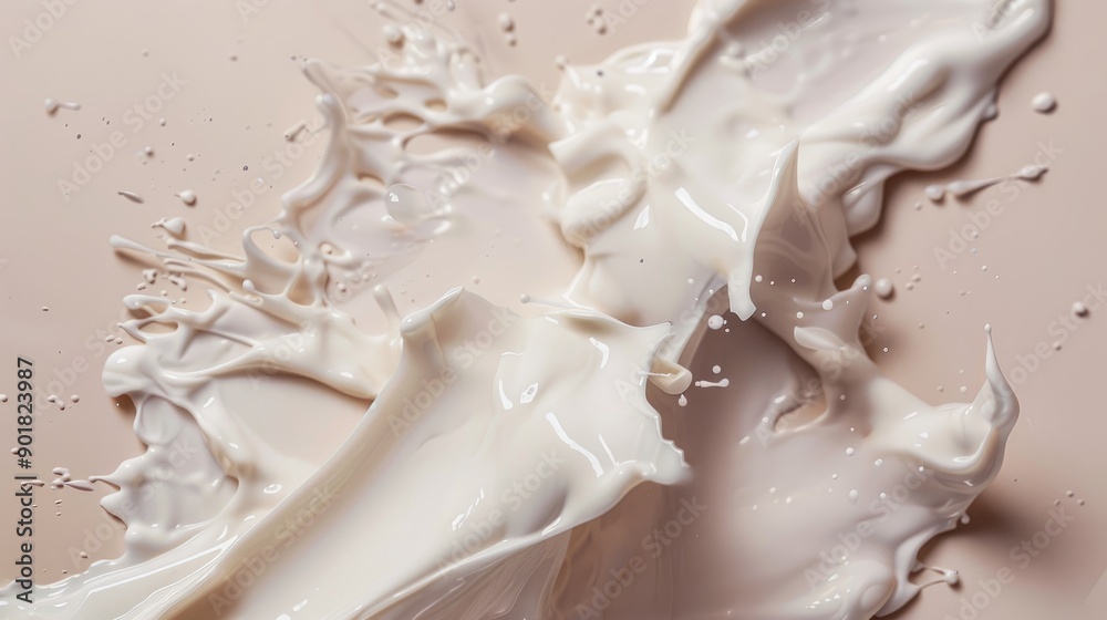 Cream smudge on soft backdrop Beauty regimen Cream smudge on soft backdrop Beauty regimen