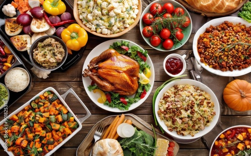 Thanksgiving Dinner Table
