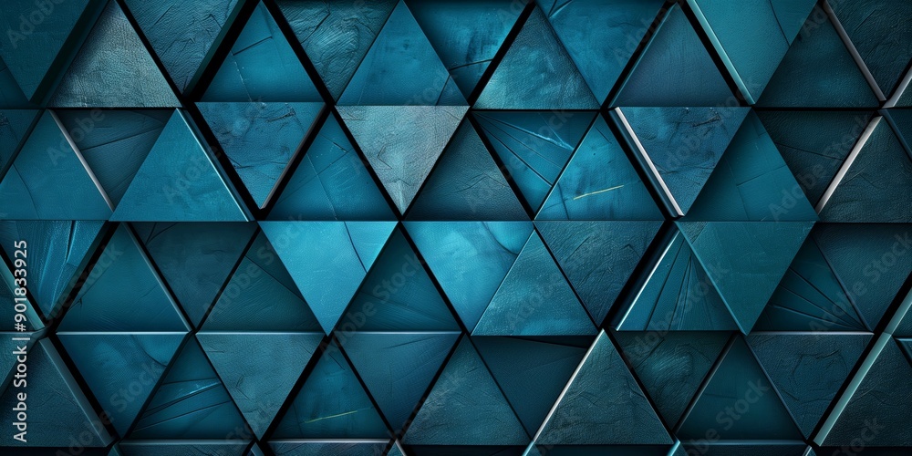 Abstract Pattern of Geometric Triangles in Dark Teal Tones
Abstract Pattern of Geometric Triangles in Dark Teal Tones