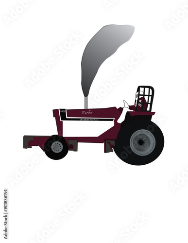 pulling tractor