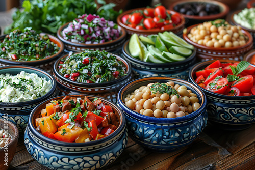 Israeli Meze Appetizer Spread