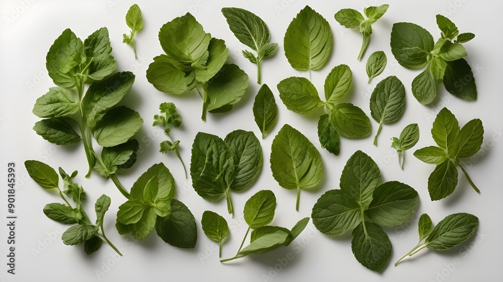 green baselica leaves green baselica leaves