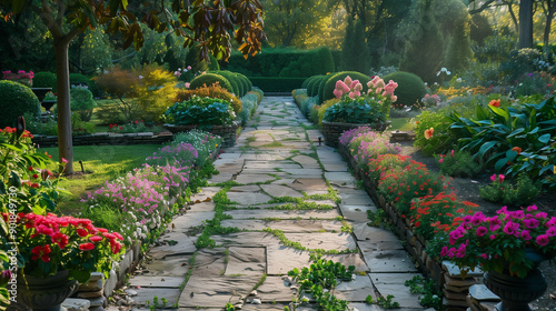 The garden walkways --aspect 16:9